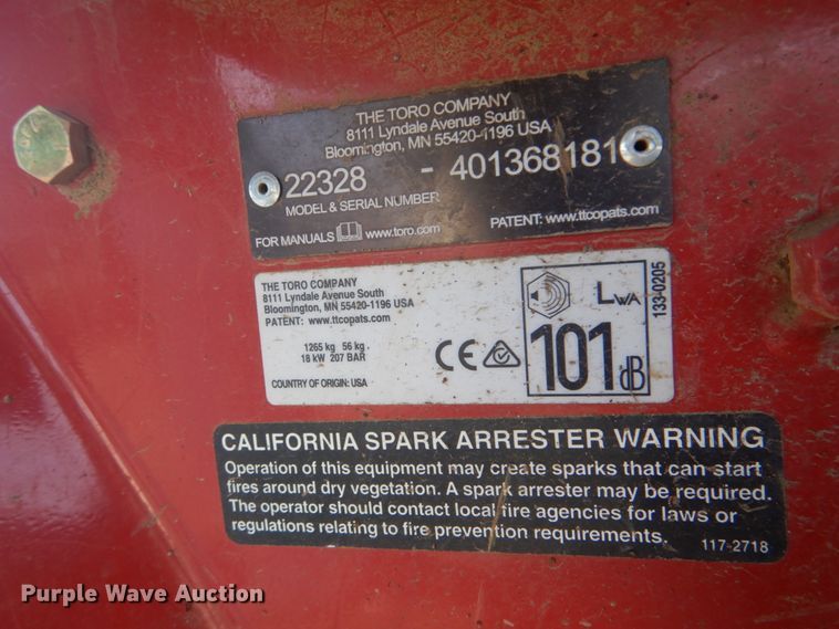 image for item FF9198 2017 Toro Dingo TX-1000 compact utility loader