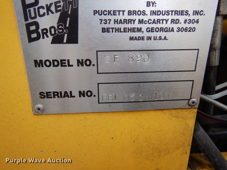 image for item FU9146 Puckett SF890 curb machine