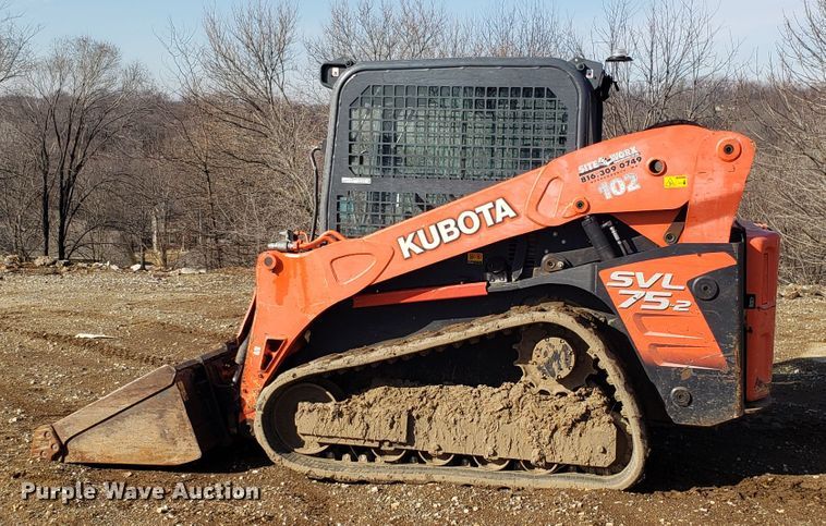image for item GA9476 Kubota SVL75-2 skid steer