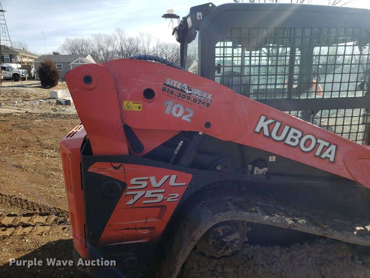 image for item GA9476 Kubota SVL75-2 skid steer