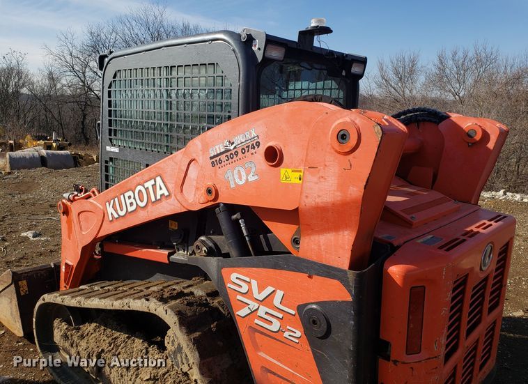 image for item GA9476 Kubota SVL75-2 skid steer