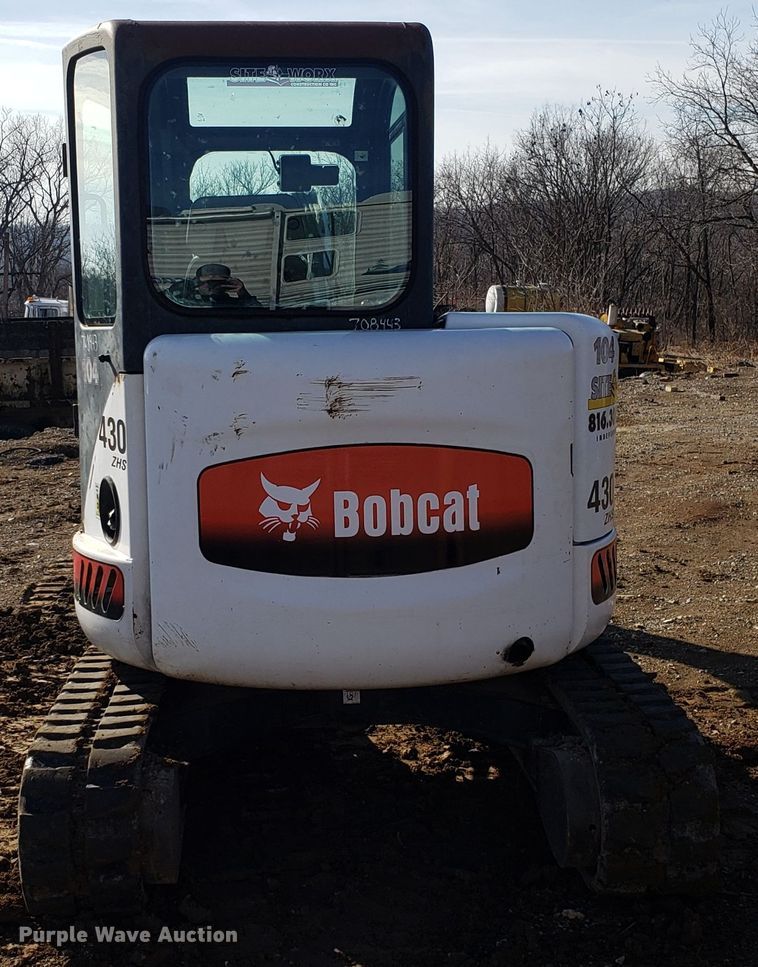 image for item GA9477 2003 Bobcat 430 ZHS mini excavator