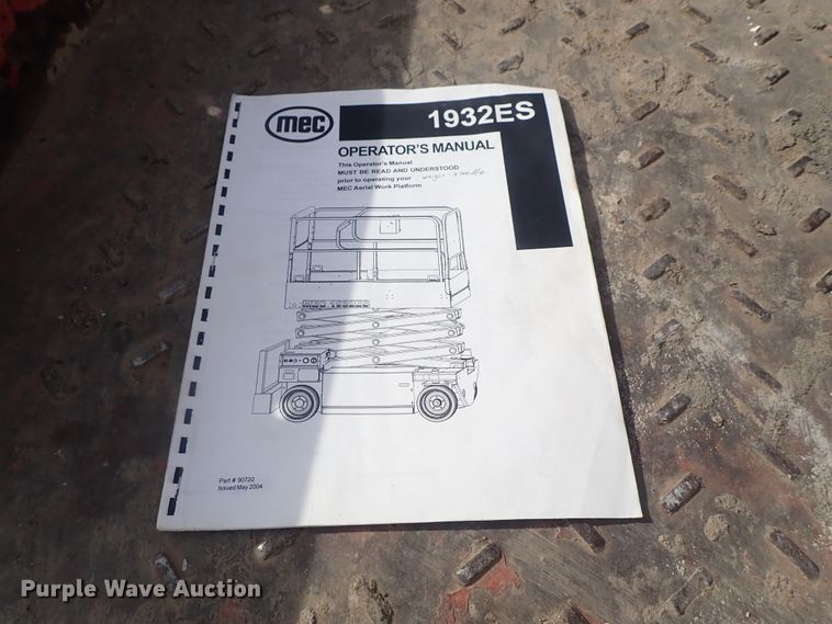 image for item GF9731 Mec 1932ES scissor lift