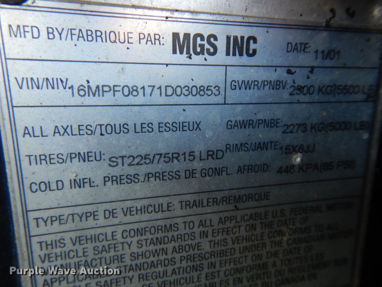 image for item GI9339 2002 Caterpillar NPX256 generator