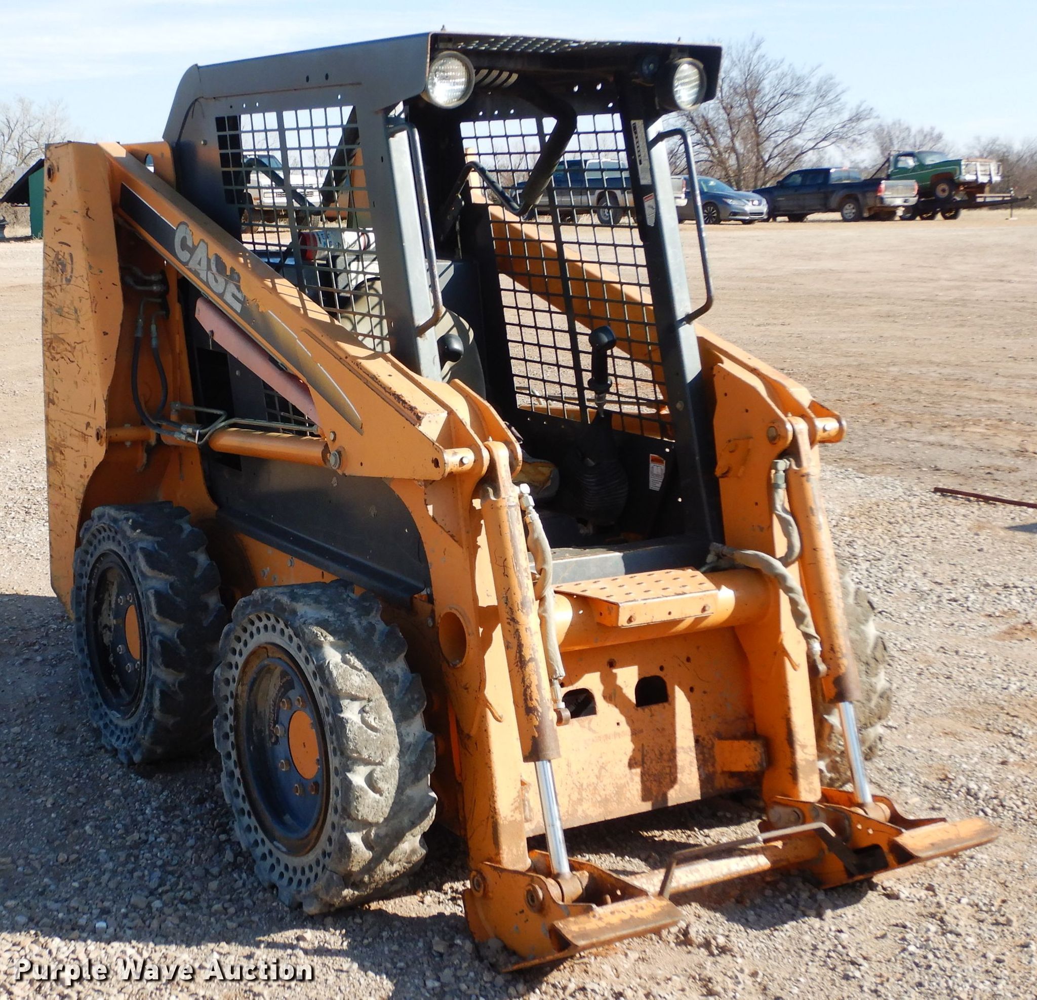 2006 Case 410 skid steer in El Reno, OK Item GE9158 sold Purple Wave
