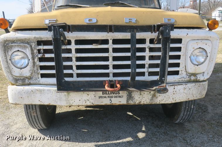 image for item DB10016 1976 Ford F750 dump truck