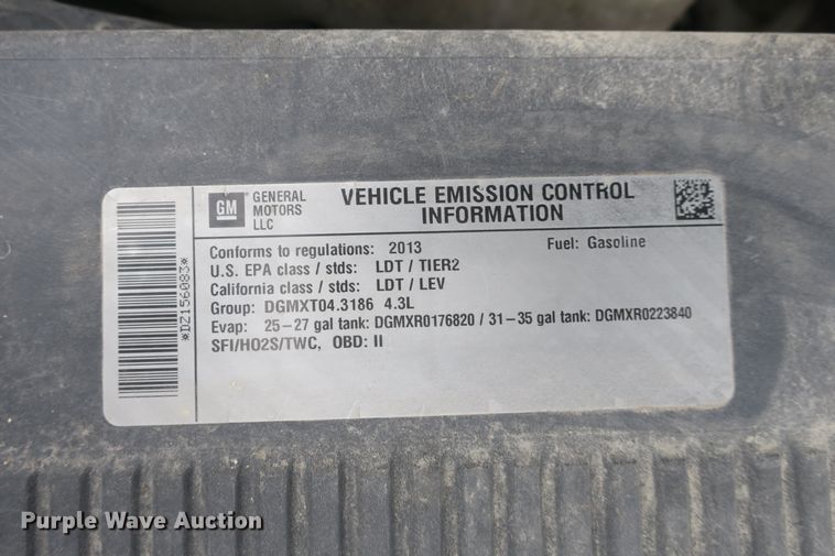 image for item DB10024 2013 Chevrolet Silverado 1500 pickup truck