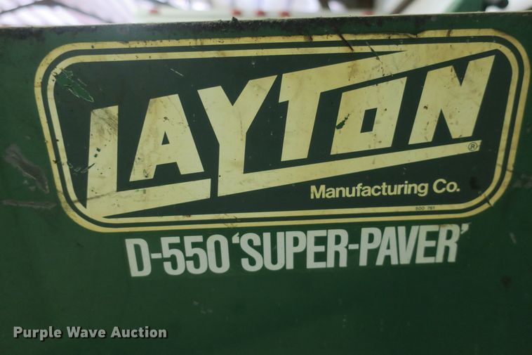 image for item DB10034 Layton D-550 Super Paver paver