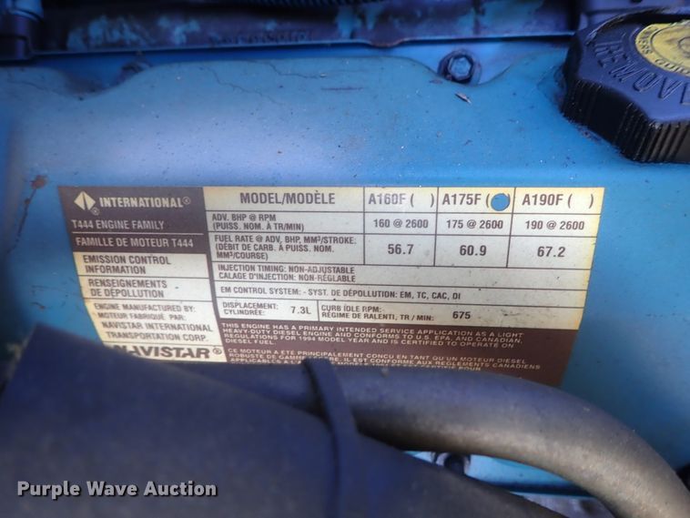 image for item DC3321 1995 International 4700 bucket truck