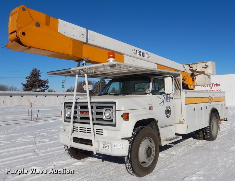 image for item DG5909 1987 GMC C70 bucket truck