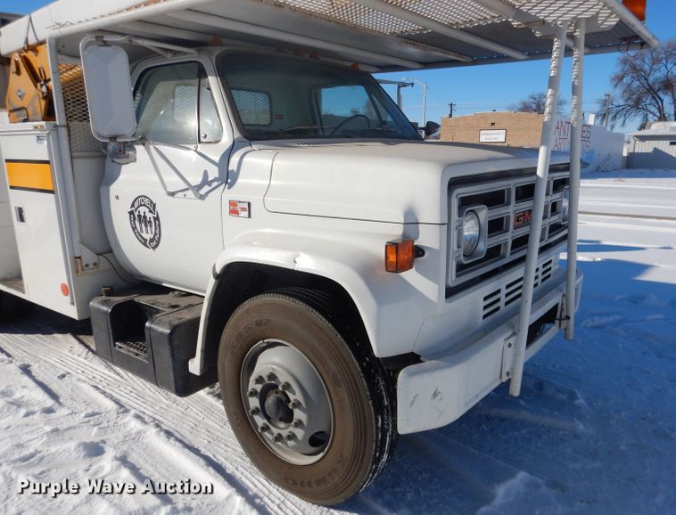 image for item DG5909 1987 GMC C70 bucket truck