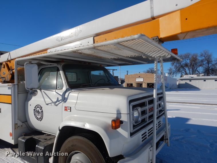 image for item DG5909 1987 GMC C70 bucket truck