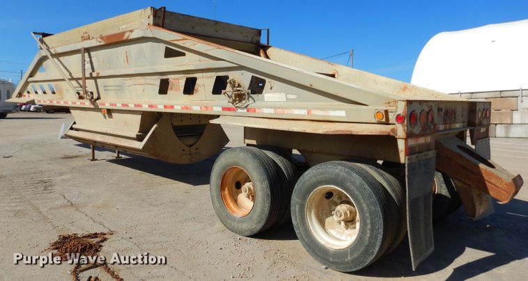 image for item DH4350 2000 Trail King TK54BDU-402 bottom dump trailer