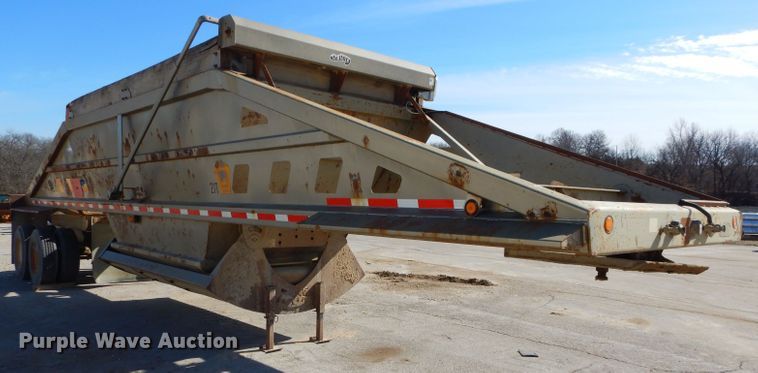 image for item DH4350 2000 Trail King TK54BDU-402 bottom dump trailer