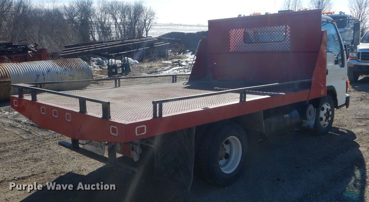 image for item DH6364 1995 Isuzu NPR flatbed truck