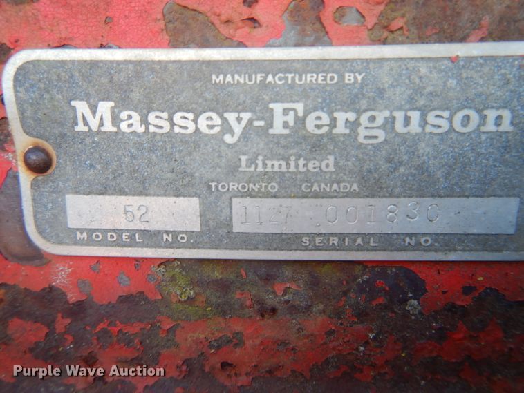 image for item DH6368 Massey-Ferguson 52 disk