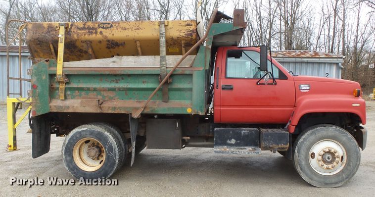 image for item DH7852 1997 GMC 8500 dump truck