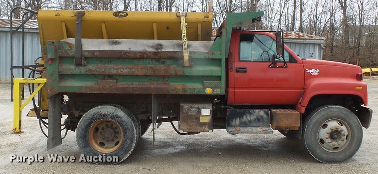 image for item DH7853 1996 GMC TopKick C6500 dump truck
