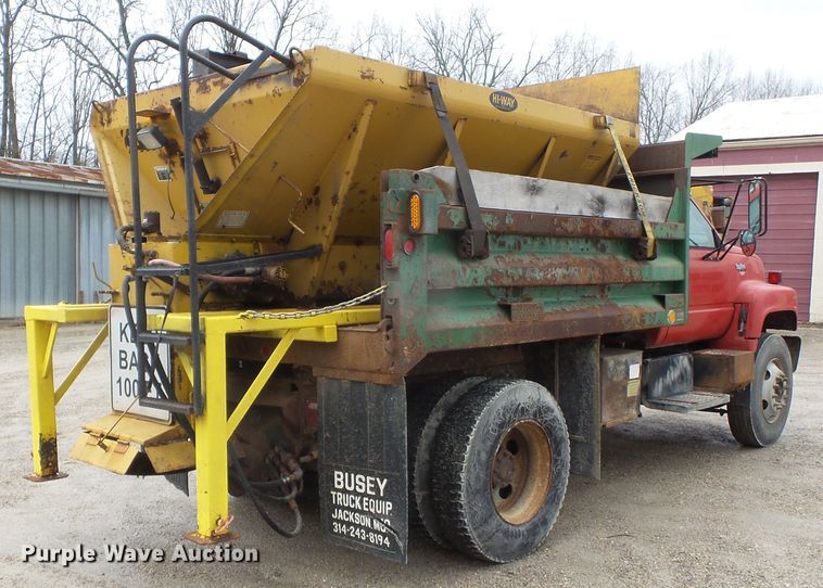 image for item DH7853 1996 GMC TopKick C6500 dump truck