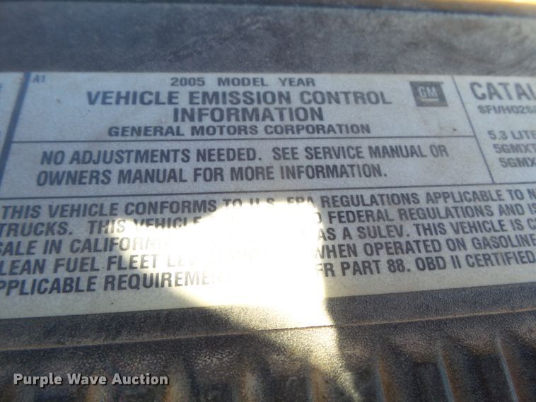 image for item DH7856 2005 Chevrolet Silverado 1500 Crew Cab pickup truck