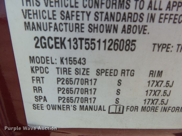 image for item DH7856 2005 Chevrolet Silverado 1500 Crew Cab pickup truck