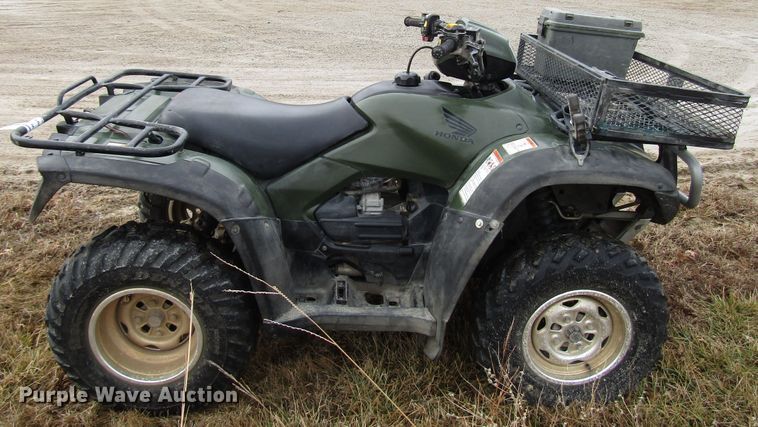 image for item DH8415 2011 Honda Rubicon TRX500FAB ATV
