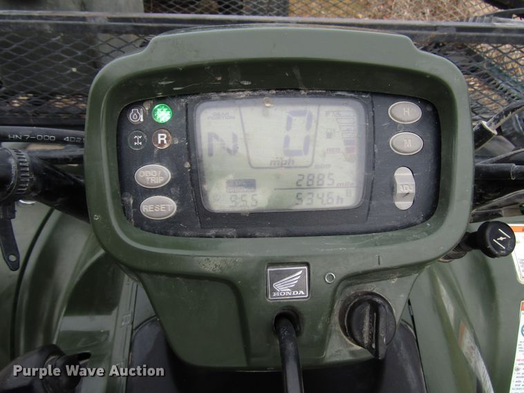 image for item DH8415 2011 Honda Rubicon TRX500FAB ATV