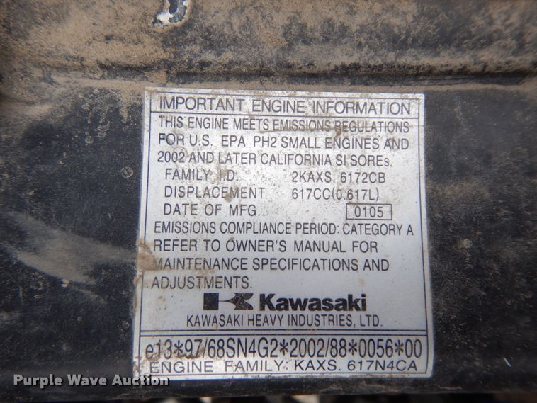 image for item ER9867 2005 Kawasaki Mule 3010 utility vehicle