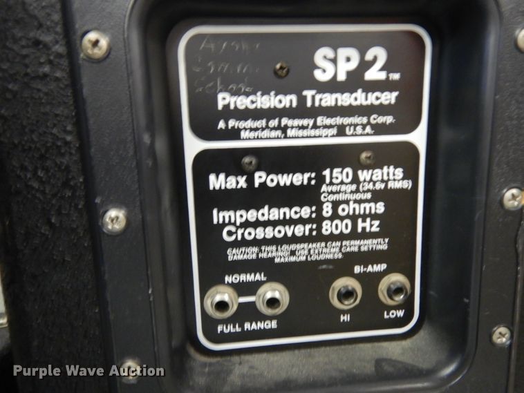 image for item ER9892 Peavey sound equipment