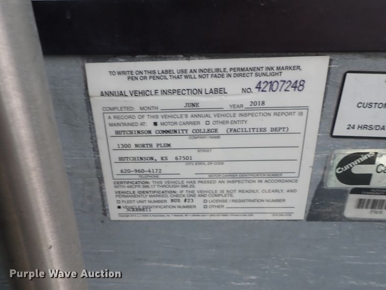 image for item FF9378 2003 Freightliner Champion coach bus