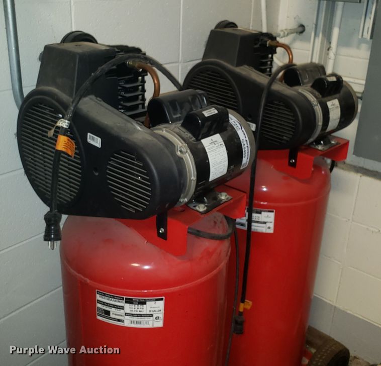 image for item GA9469 (2) Husky Pro air compressors