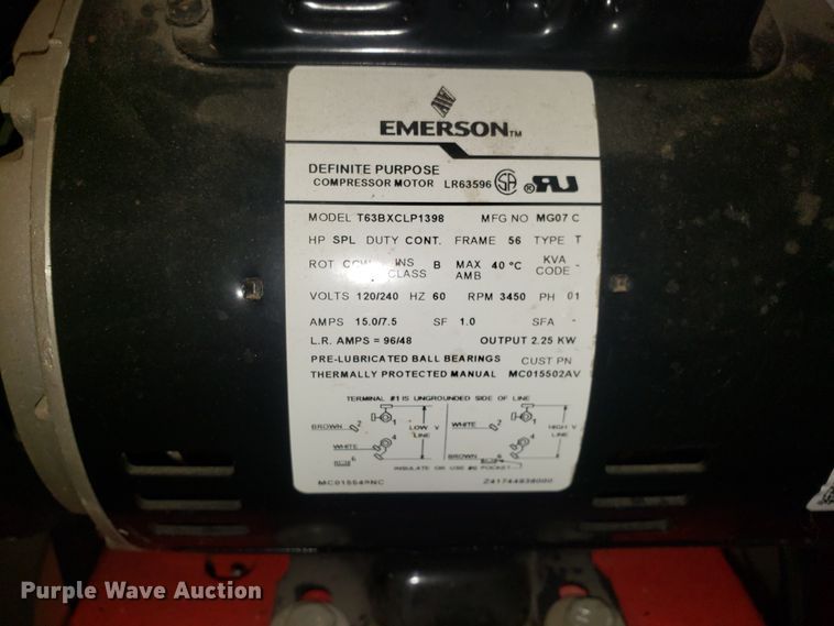 image for item GA9469 (2) Husky Pro air compressors