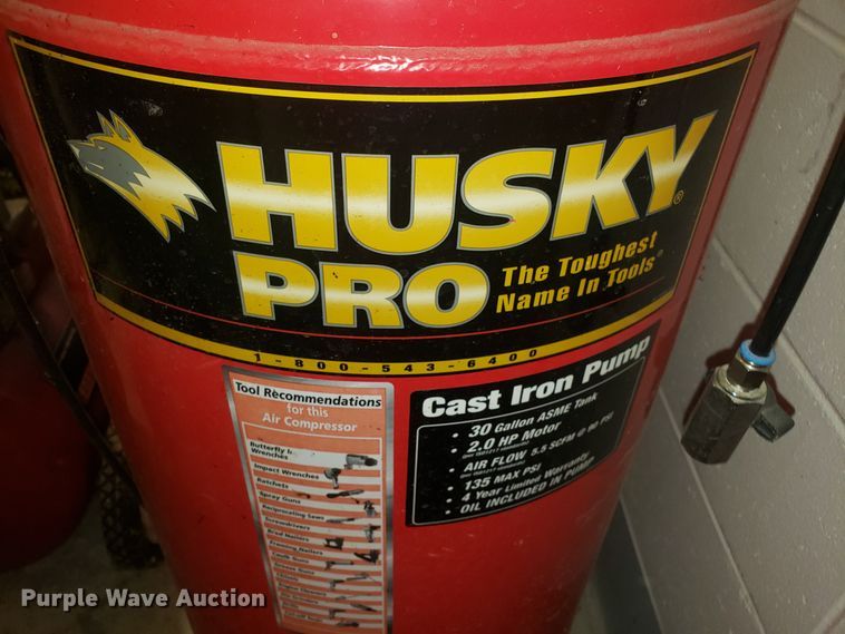 image for item GA9469 (2) Husky Pro air compressors