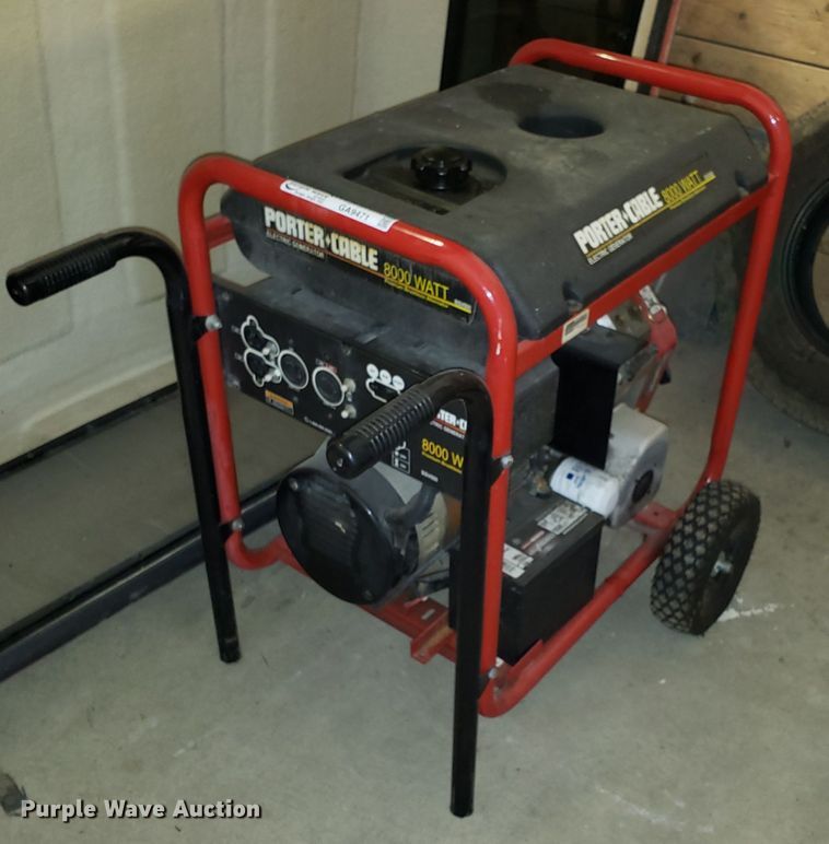 image for item GA9471 Porter Cable generator