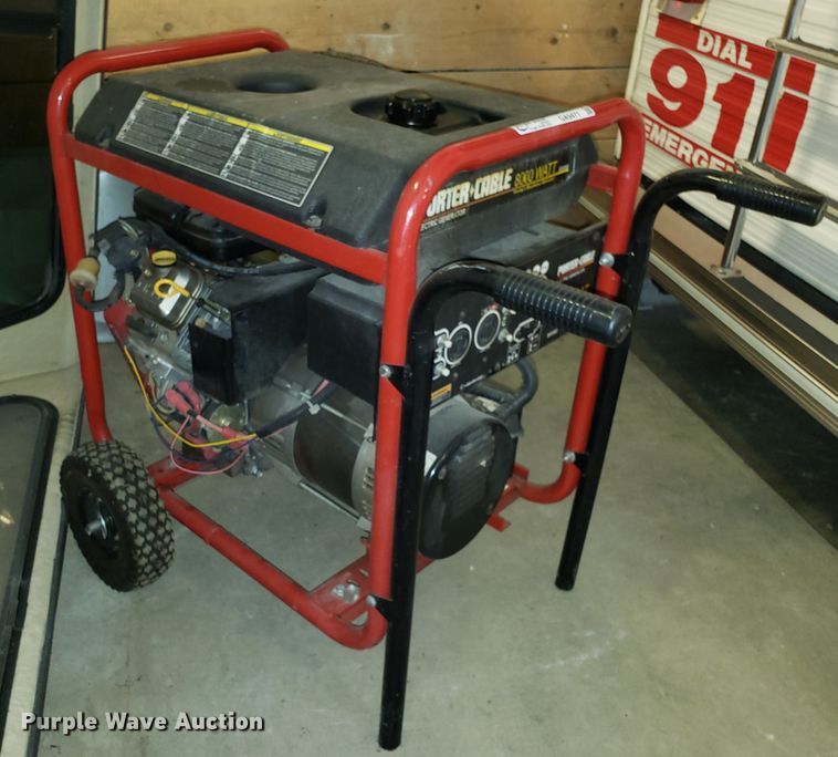image for item GA9471 Porter Cable generator