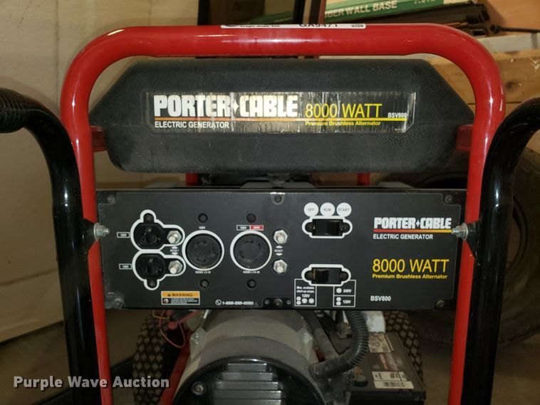 image for item GA9471 Porter Cable generator