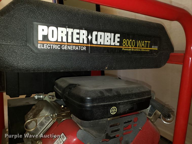 image for item GA9471 Porter Cable generator