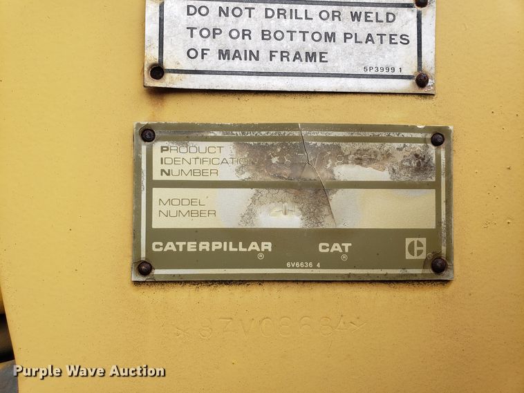 image for item GA9474 1988 Caterpillar 120G motor grader