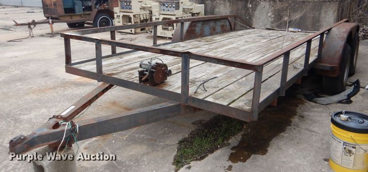 image for item GD9023 Shop built utility trailer