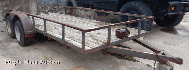 image for item GD9023 Shop built utility trailer