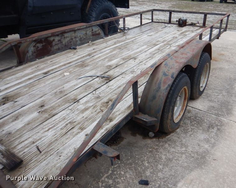 image for item GD9023 Shop built utility trailer