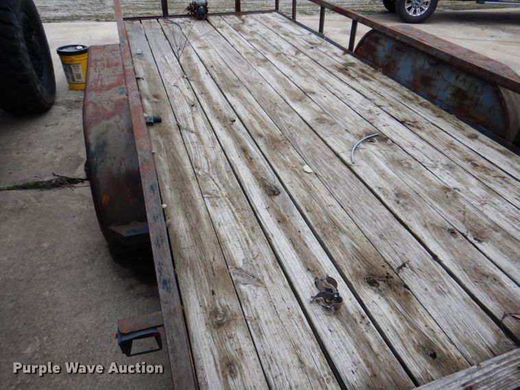 image for item GD9023 Shop built utility trailer