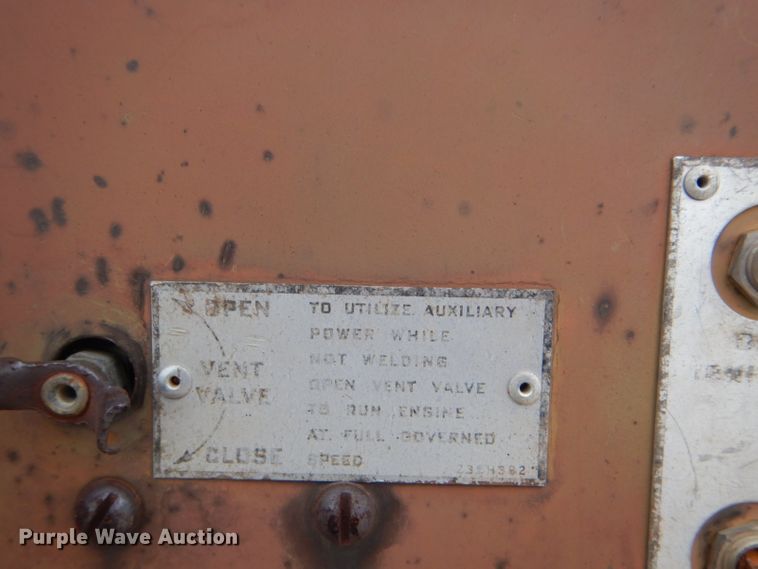 image for item GD9026 1959 Hernischfeger 2100H1755 generator