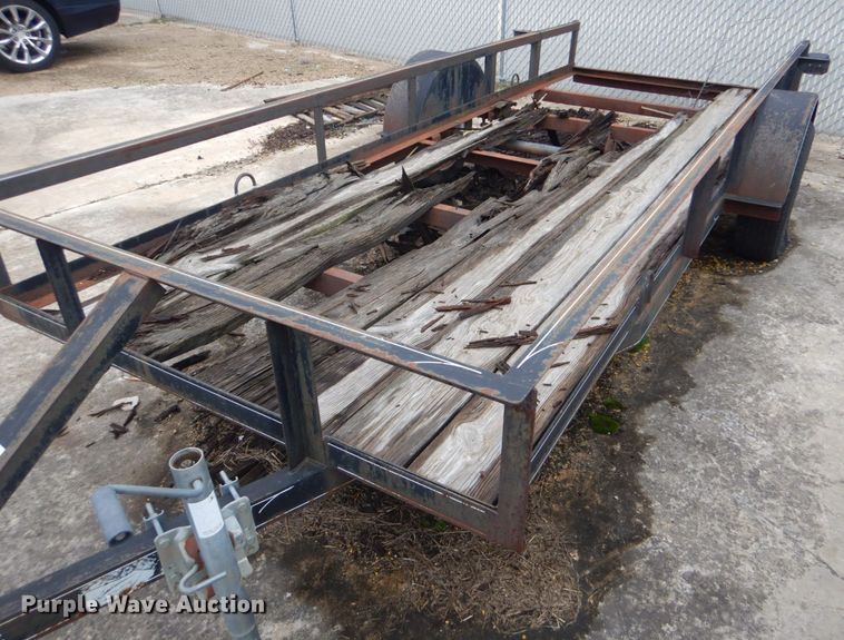 image for item GD9027 Shop built utility trailer