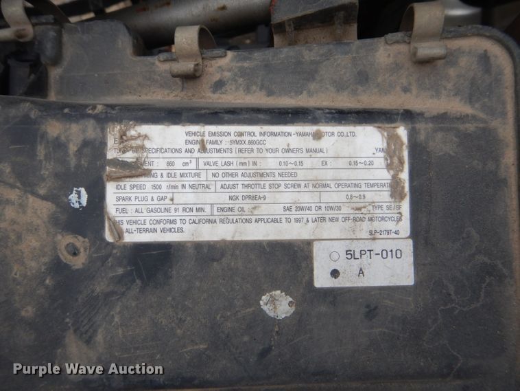 image for item GD9028 2005 Yamaha Raptor ATV