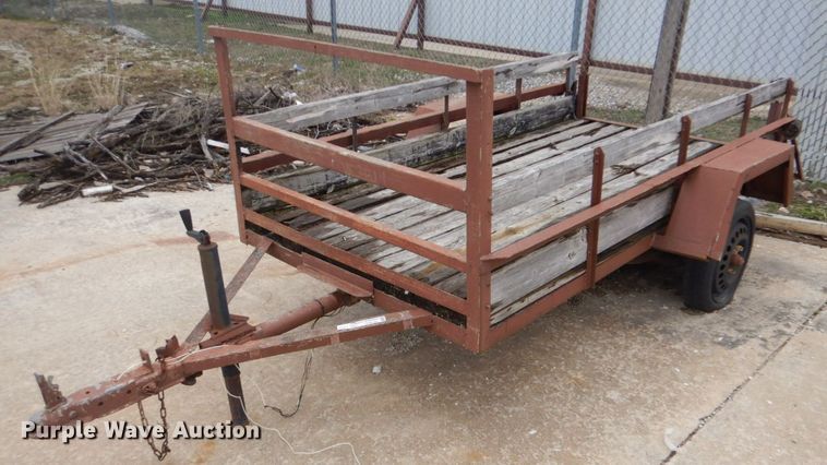 image for item GD9029 Shop built utility trailer