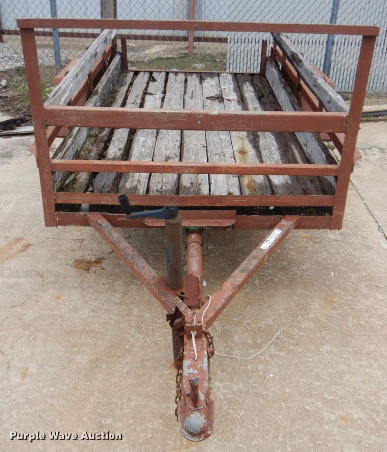 image for item GD9029 Shop built utility trailer