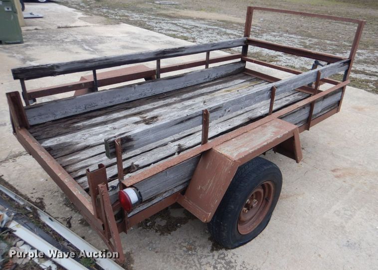 image for item GD9029 Shop built utility trailer