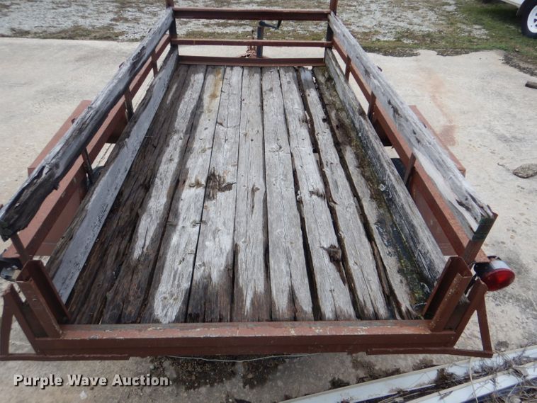 image for item GD9029 Shop built utility trailer