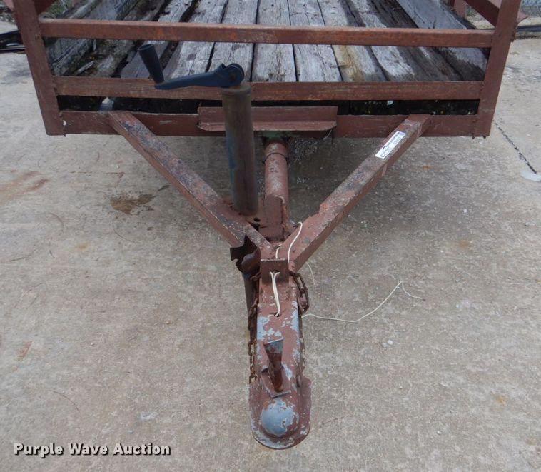 image for item GD9029 Shop built utility trailer